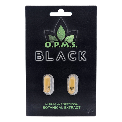 OPMS Black Kratom Extract Capsules