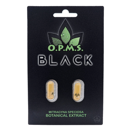 OPMS Black Kratom Extract Capsules